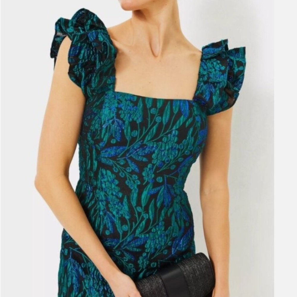 Lilly Pulitzer Lolina Brocade Romper NWT size 8